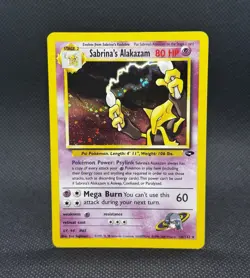 Sabrina's Alakazam 16/132 Gym Challenge 2000 Holo Rare WOTC Pokemon Card TCG - Image 1
