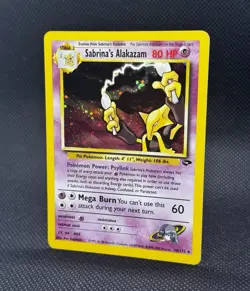 Sabrina's Alakazam 16/132 Gym Challenge 2000 Holo Rare WOTC Pokemon Card TCG - Image 3