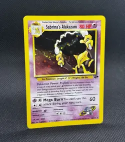 Sabrina's Alakazam 16/132 Gym Challenge 2000 Holo Rare WOTC Pokemon Card TCG - Image 4
