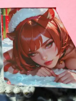 Squirrel Girl Xmen Waifu Ribbons 🎀 Marvel Lonestar Customs Christmas 2025 Card - Image 5