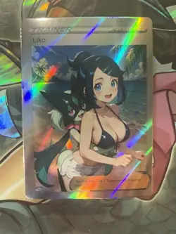Pokemon Liko Anime Waifu Custom DIY Trainer Art Sexy Pokemon card - Image 3