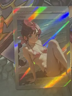 Pokemon Chloe Anime Waifu Custom DIY Trainer Art Pokemon card - Image 2