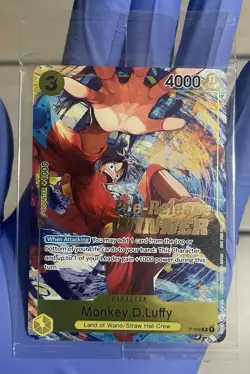 Monkey.D.Luffy Pre-Release Tournament Winner P-036 One Piece Promo SEALED Card - Image 1