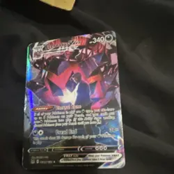 Pokemon Eternatus VMAX Ultra Rare Full Art Holo Darkness Ablaze 117/189 Card - Image 1