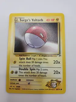 LT. SURGE'S VOLTORB - 84/132 - Gym Heroes - Pokemon Card - PL - Image 1