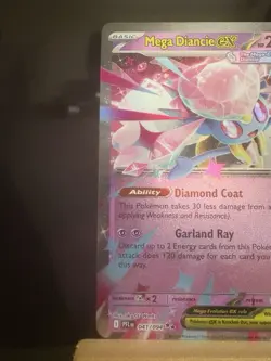 Mega Diancie ex 041/094 Phantasmal Flames Holo Double Rare Pokemon TCG Card - Image 5