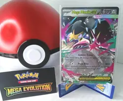 Mega Mawile ex 094/132 Me01: Mega Evolution Holo Pokemon Card Mint Gem - Image 1
