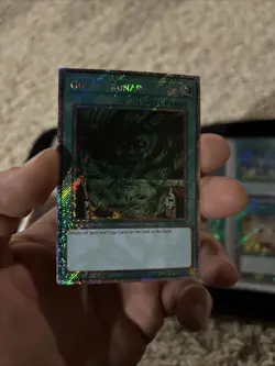 Giant Trunade Platinum Secret Rare Card RA03-EN097 - Image 1