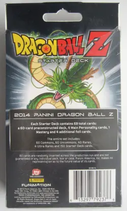 Dragon Ball Z 2014 Trading Card Game Starter Deck Take a Look - Image 2