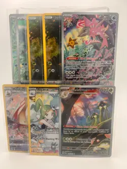 Set of 8 Pokemon Full Art Cards (Various Sets and Rarities) NM-M - Image 1