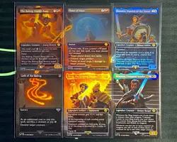 MTG Lord Of The Rings Balrog 6 Card Khazad-dum Moria Scene Foil LTR NM - Image 1