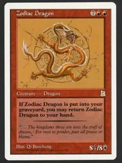 ***English Zodiac Dragon*** MTG Portal 3 Kingdoms Magic Kid Icarus - Image 1