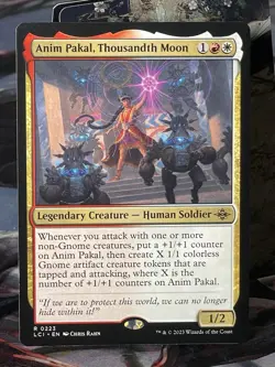 MTG Anim Pakal, Thousandth Moon RARE Lost Caverns of Ixalan 223 NM/Mint - Image 1