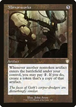 MTG - Mirrorworks - Retro Frame - The Brothers' War - Magic the Gathering - Image 1