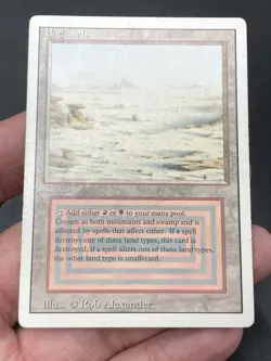 ***Badlands (Indent & Edge Wear)*** MTG Revised Magic Kid Icarus - Image 3