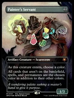 Painter's Servant (Borderless Foil) Special Guest 0138 Lorwyn Eclipsed MTG NM/M - Image 1