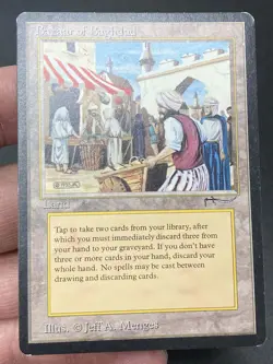 ***Bazaar of Baghdad (Edge Indents)*** MTG Arabian Nights Magic Kid Icarus - Image 3