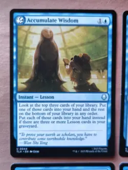 4x Accumulate Wisdom **NEAR MINT** **UNPLAYED** MTG - Image 2