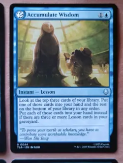4x Accumulate Wisdom **NEAR MINT** **UNPLAYED** MTG - Image 3