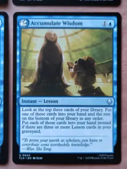 4x Accumulate Wisdom **NEAR MINT** **UNPLAYED** MTG - Image 4