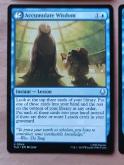 4x Accumulate Wisdom **NEAR MINT** **UNPLAYED** MTG - Image 5