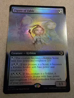 Figure of Fable - Foil (Extended Art) Lorwyn Eclipsed - Mtg - Image 1