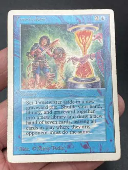 ***Unlimited Timetwister (Heavy Wear)*** MTG Unlimited Magic Kid Icarus - Image 3