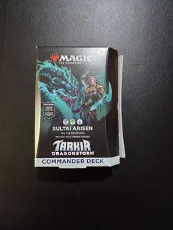 Magic The Gathering Dragonstorm Commander Deck - Sultai Arisen Open Box - Image 1