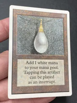 ***Unlimited Mox Pearl (Heavy Indents & Roller Line)*** MTG Unlimited Kid Icarus - Image 3