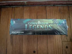 MTG COMMANDER LEGENDS DRAFT BOOSTER BOX - NEW SEALED! See Description - Image 2