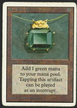 ***Unlimited Mox Emerald*** MTG Unlimited Magic Kid Icarus - Image 1