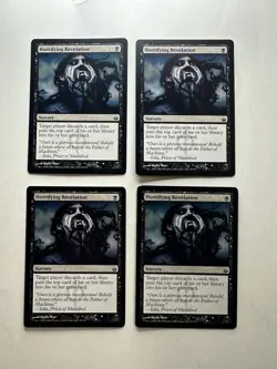 Horrifying Revelation X4 LP Mirrodin Besieged Magic The Gathering Mtg Light Play - Image 1