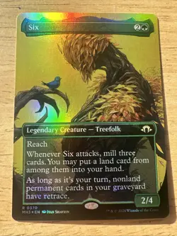 MTG Six (Borderless) [Modern Horizons 3] Foil Near Mint Magic - Image 1