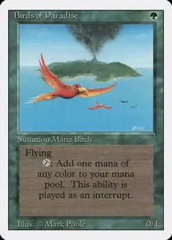 Birds of Paradise Revised Edition MP MTG - Image 1