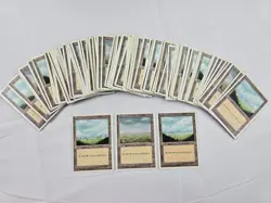 MTG 4th Edition 672 Land Lot Swamp Island Forest Mountain Plains Magic - Image 3