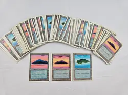 MTG 4th Edition 672 Land Lot Swamp Island Forest Mountain Plains Magic - Image 4