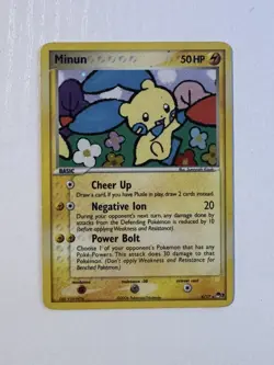 Pokemon TCG Pop Series 3 Minun 4/17 Rare Non-Holo - LP - Image 1