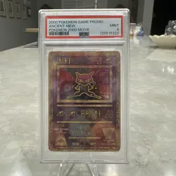 PSA GRADE 9!!! 2000 POKEMON MOVIE ANCIENT MEW DOUBLE HOLOGRAM!!! PSA 9!!! - Image 1