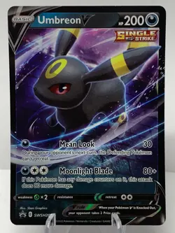 Pokemon Umbreon V SWSH203 Sword & Shield BLACK STAR PROMO - Image 2