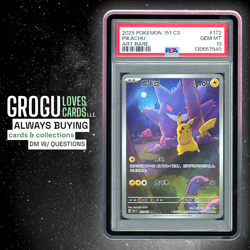 Pokemon - Chinese Gengar Pikachu CS #172 - 151 Art Rare - PSA 10 GEM MINT - Image 1