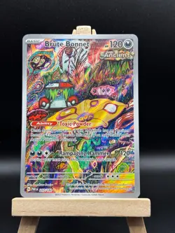 Brute Bonnet 207/182 Pokemon TCG SV04: Paradox Rift Illustration Rare NM 207/182 - Image 1