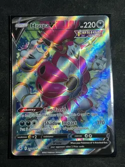 Pokemon TCG Hoopa V 253/264 Fusion Strike Ultra Rare - Image 1