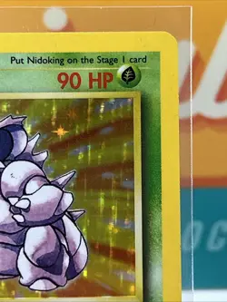 Nidoking #11 Holo Rare Base Set Unlimited Pokemon TCG 1999 MP - Image 5