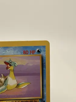 Pokemon TCG Lapras 25/62 Fossil Unlimited Non-Holo Rare 1999 - Image 3