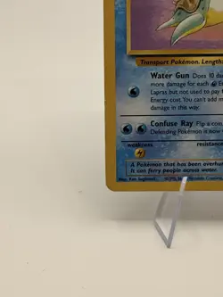 Pokemon TCG Lapras 25/62 Fossil Unlimited Non-Holo Rare 1999 - Image 5