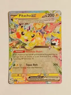 Pikachu ex 057/191 Prize Pack Play Stamp Series 7 Pokemon TCG NM - Image 1