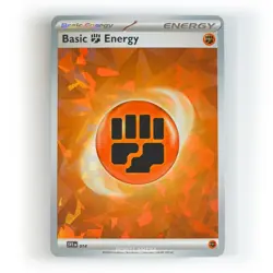 Pokemon - Basic Fighting Energy Holo - SVE014 - SV Stellar Crown - Promo - Image 1