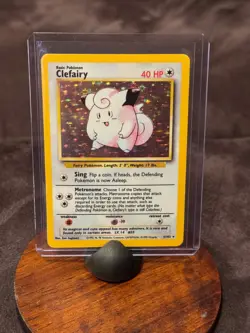Pokemon TCG Clefairy Base Set 5/102 Holo Unlimited Holo Rare LP - Image 1