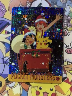 Pokemon Vintage Pocket Monsters Vending HOLO Prism Sticker 1999 Bandai Nintendo - Image 3
