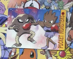 Pokemon Vintage Pocket Monsters Vending HOLO Prism Sticker 1999 Bandai Nintendo - Image 4